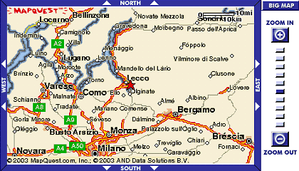 Vai alla mappa interattiva MapQuest