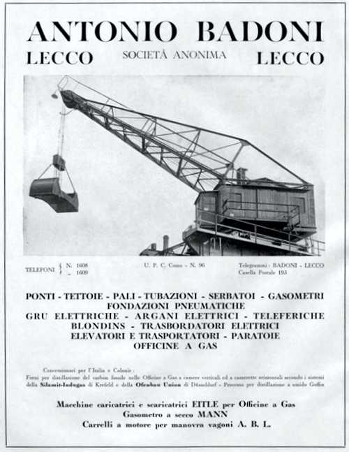Badoni - Lecco - 1937
