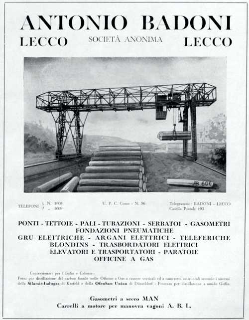 Badoni - Lecco - 1938