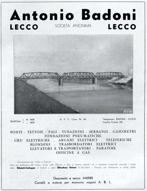 Badoni - Lecco - 1938