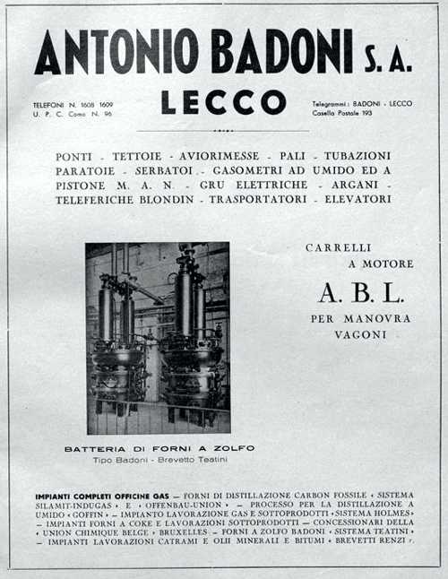Badoni - Lecco - 1941