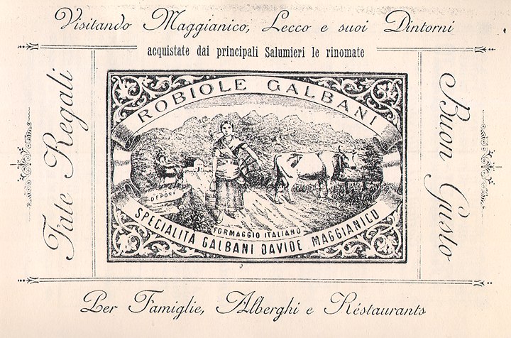 pubblicità Galbani del 1893