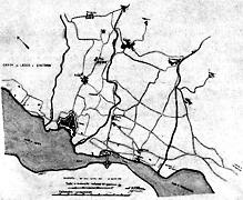 Lecco e dintorni ai primi dell'800 in una ricostruzione su mappe