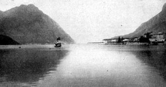 il primo bacino del lago presso Lecco