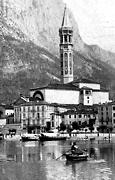 il Porto garibaldi di Lecco e la chiesa parrocchiale