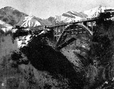 il nuovo ponte che unisce Maggio e Cremeno