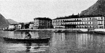 l'imbarcadero dei piroscafi a Lecco