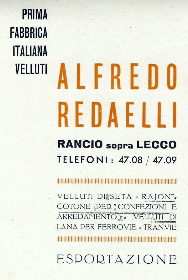 Redaelli - Lecco - 1955
