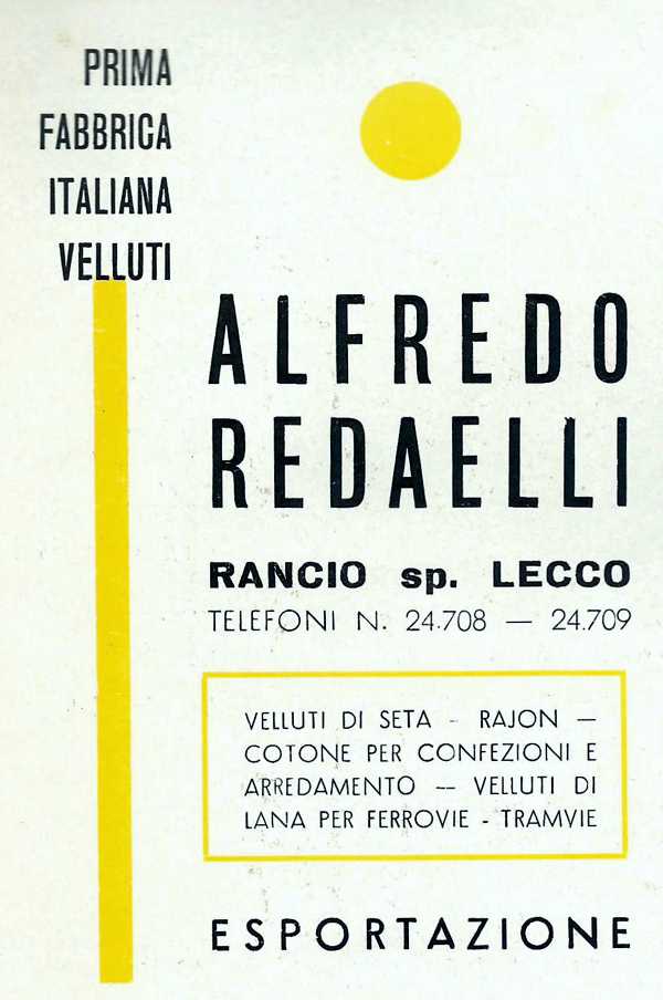 Redaelli - Lecco - 1957